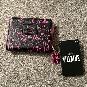 Disney Loungefly Cruella Graffiti wallet